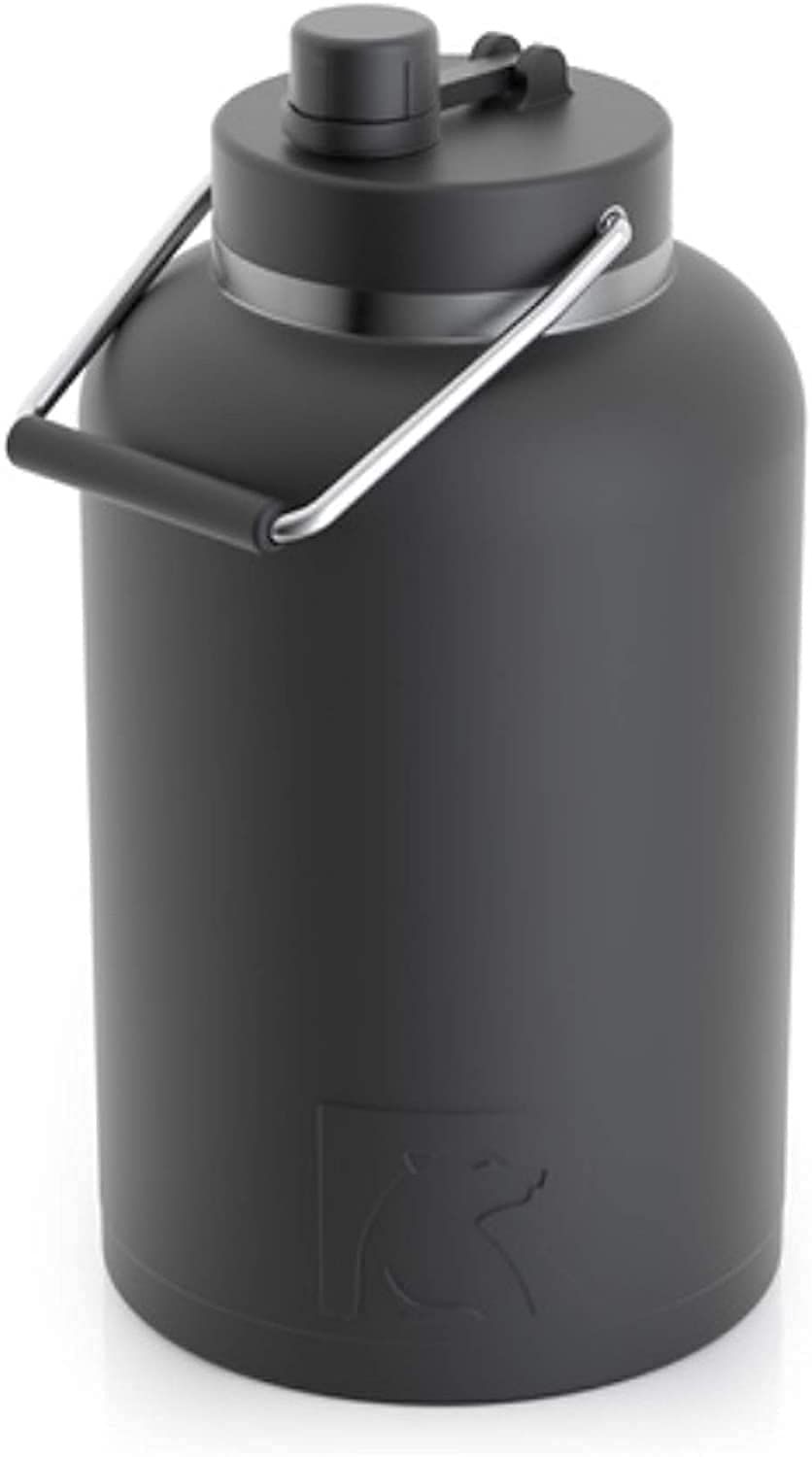 アールティック RTIC 水差し 水筒 1ガロン ブラック マット 真空保温 大型 ハンドル付き ブラック One Gallon