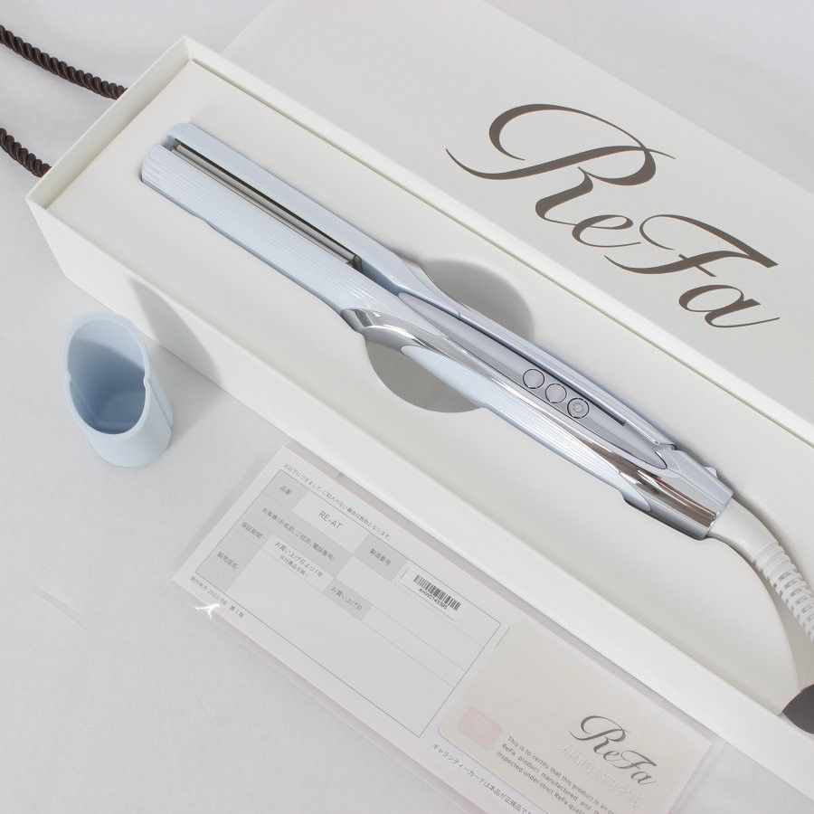 ミー ReFa ストレートヘアアイロン ホワイト : RE-AT-02A 国内正規品】リファ ストレートアイロン プロ ホワイト RE-AT