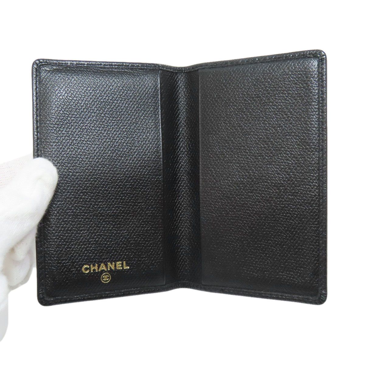 CHANEL シャネル ココボタン カードケース カーフ レディース [中古  