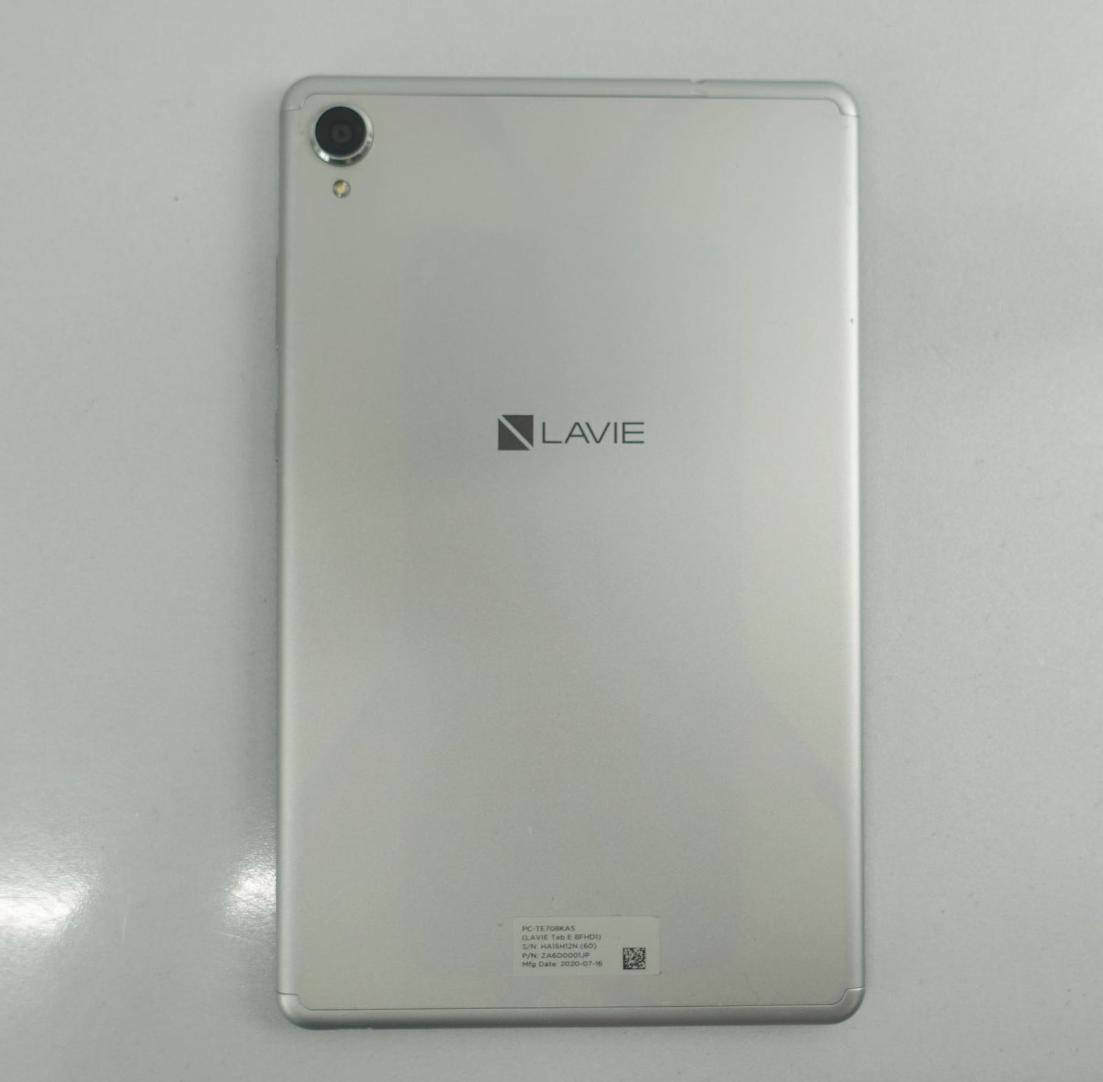 レターパックプラス 箱 付属品付 8インチ NEC LAVIE Tab 8FHD1 PC-TE708KAS Tablet タブレット Wi-Fi  Android 64GB アンドロイド