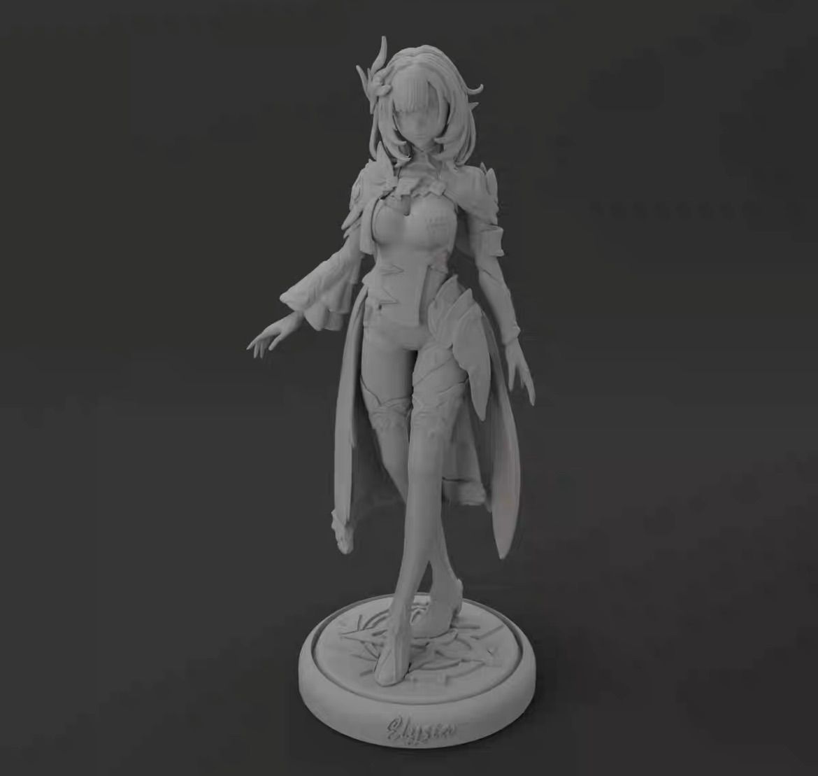 崩壊3rd エリシア 1/6 ガレージキット 未塗装 アクション