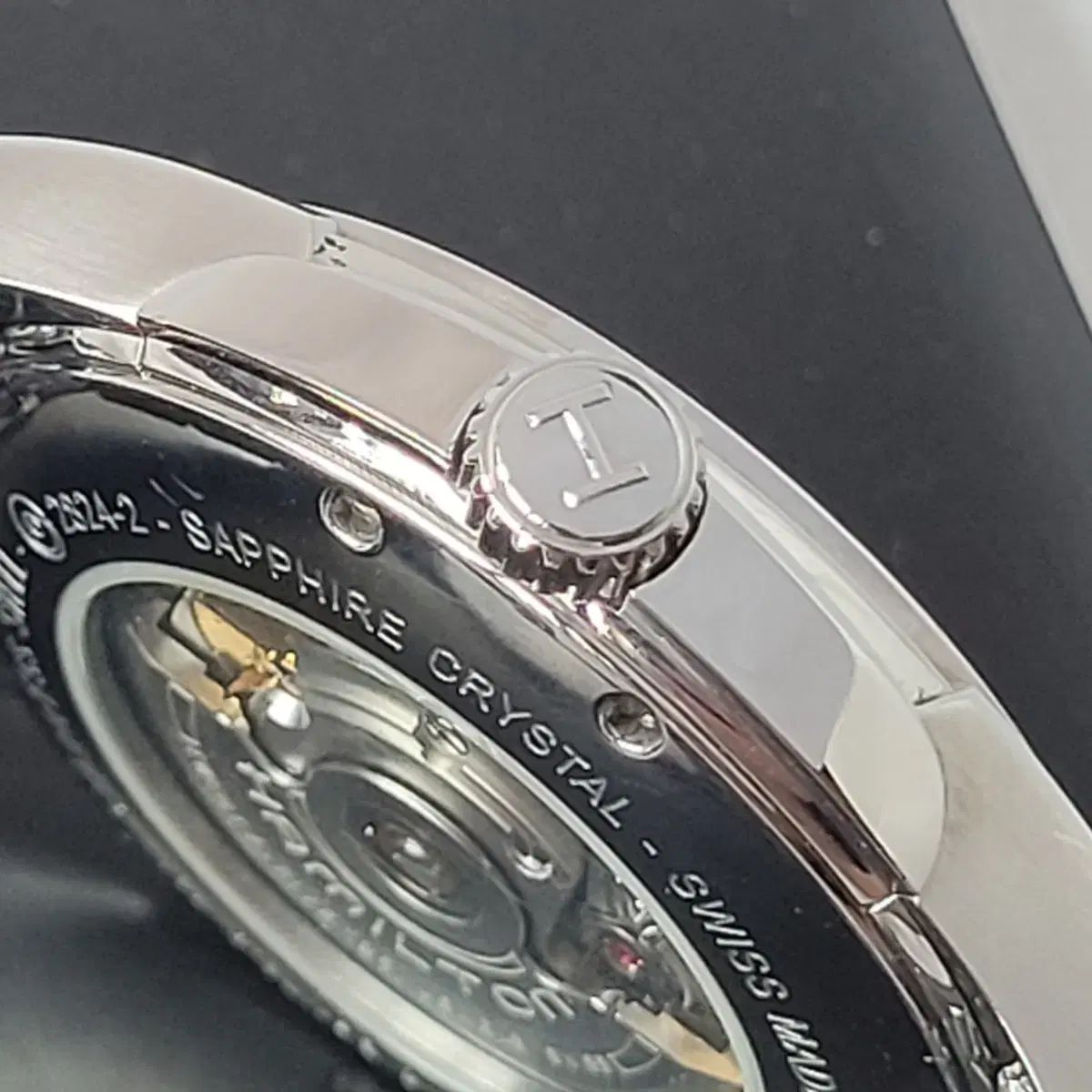 HAMILTON(ハミルトン) ジャズマスター オープンハート 黒文字盤