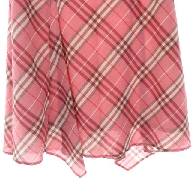 バーバリーブルーレーベル BURBERRY BLUE LABEL チェック フレア