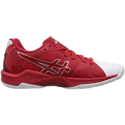 ASICS バレーボールシューズ ホワイト/レッド アシックス(ASICS) バレーボールシューズ V-SWIFT FF 3 1053A042