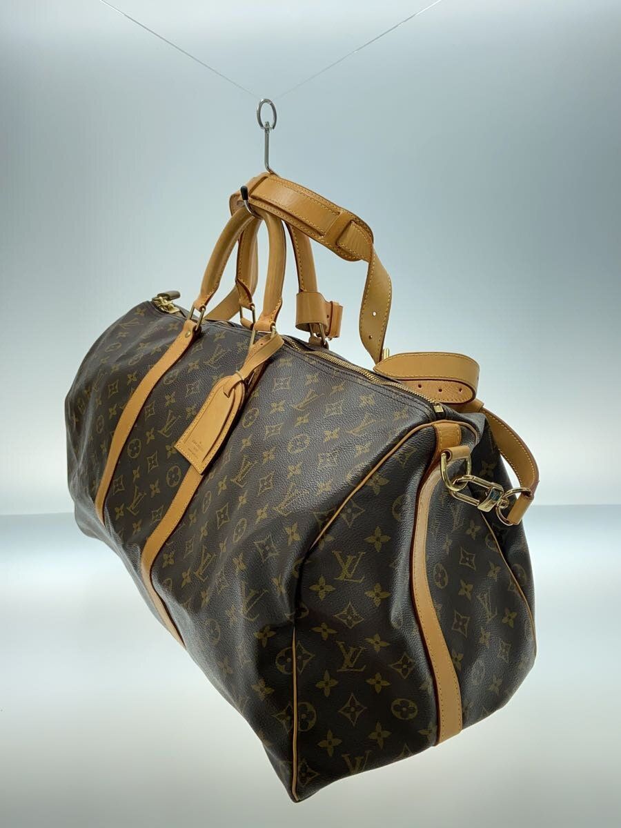 LOUIS VUITTON キーポル・バンドリエール55_モノグラム・キャンバス_BRW PVC ブラウン - メルカリ