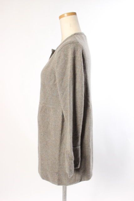クイーン&ベル QUEENE&BELLE セーター ニット 長袖 カシミヤ S グレー ahm0513 レディース クイーン&ベル QUEENE&BELLE セーター ニット 長袖 カシミヤ S