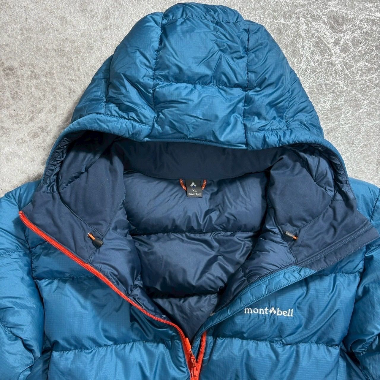 mont-bell ライトアルパインダウンパーカ EX800 ブルー XL ダウン