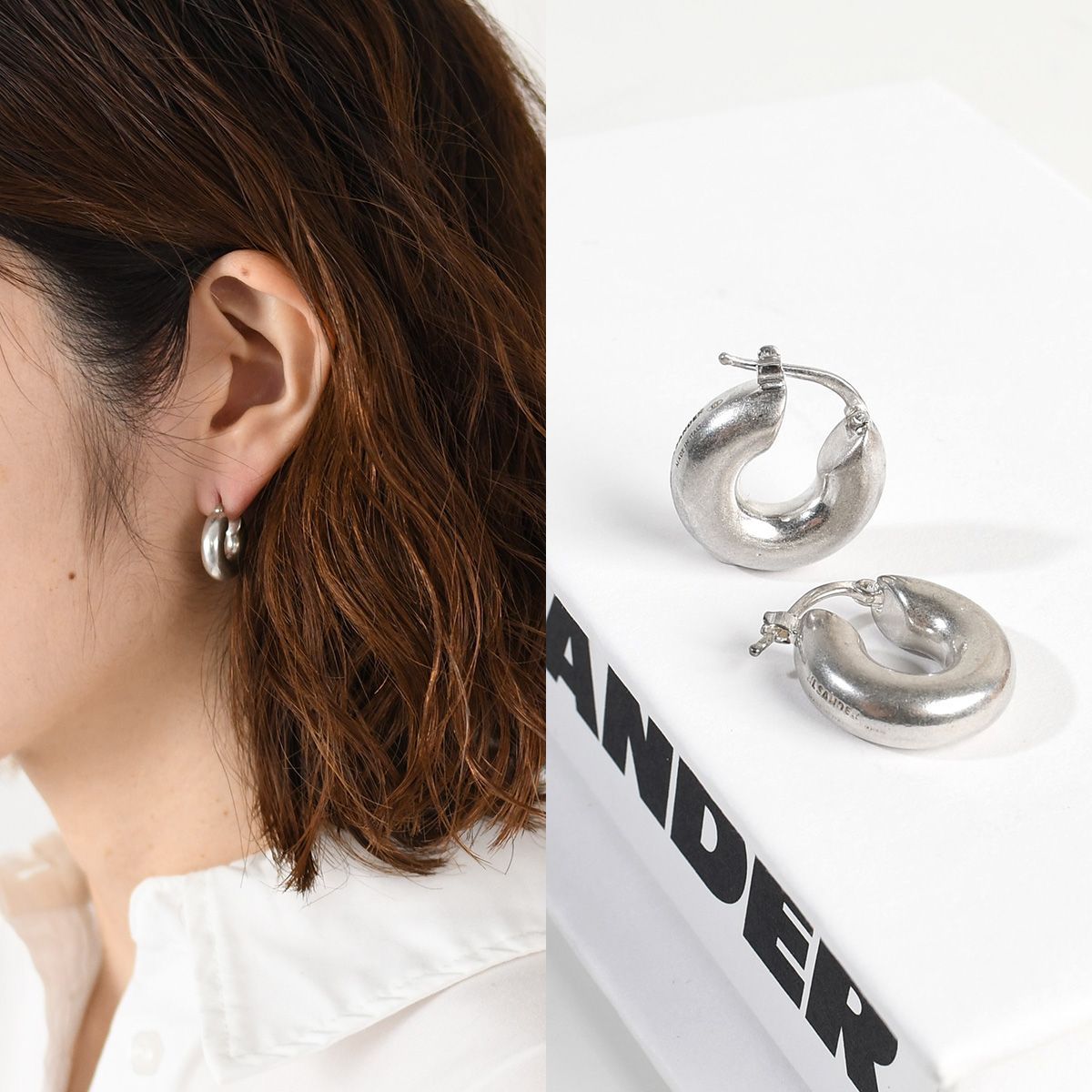 JILSANDER ジルサンダー ピアス アクセサリー ClassicEarrings フープ 