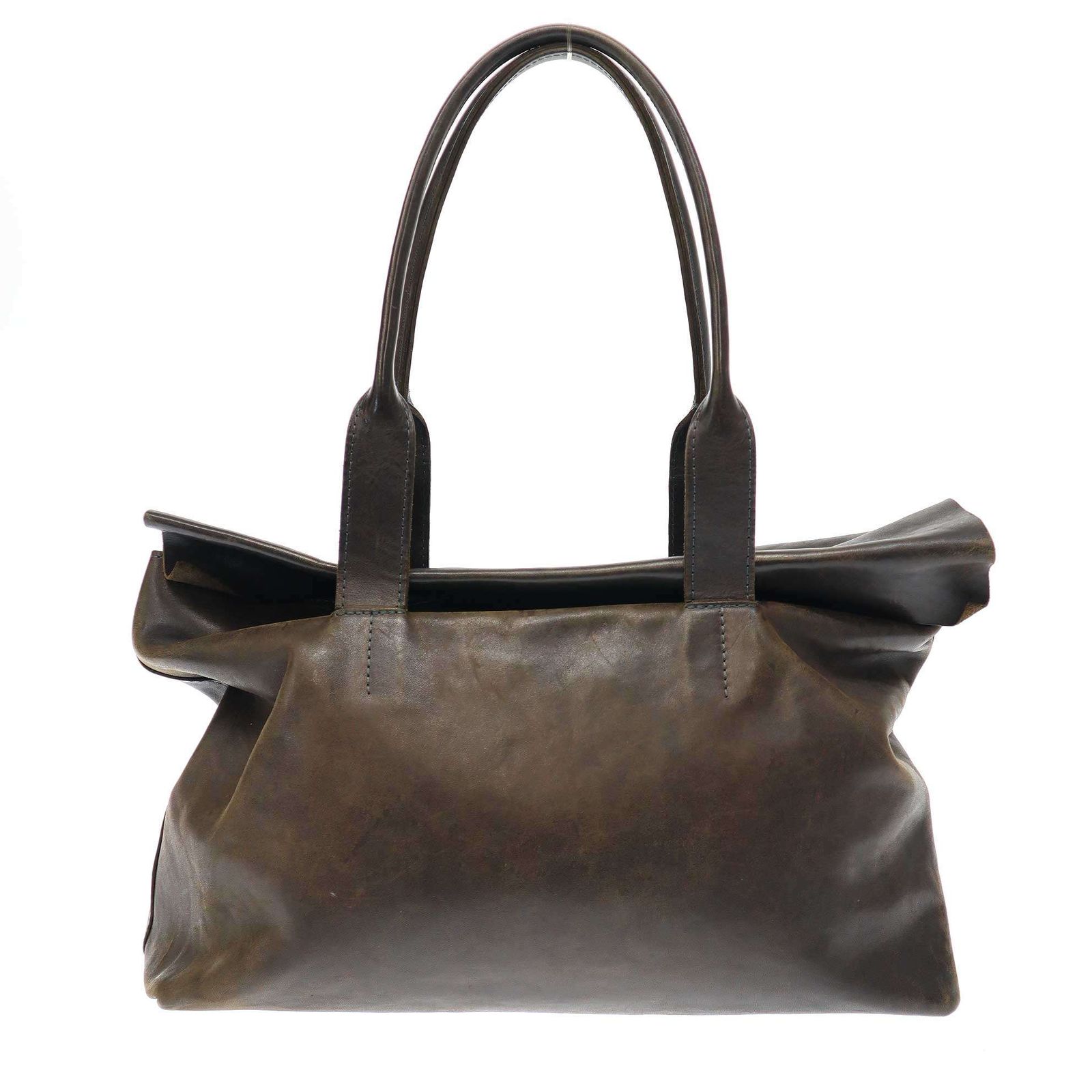 tagliovivo ブラックレザートートバッグ