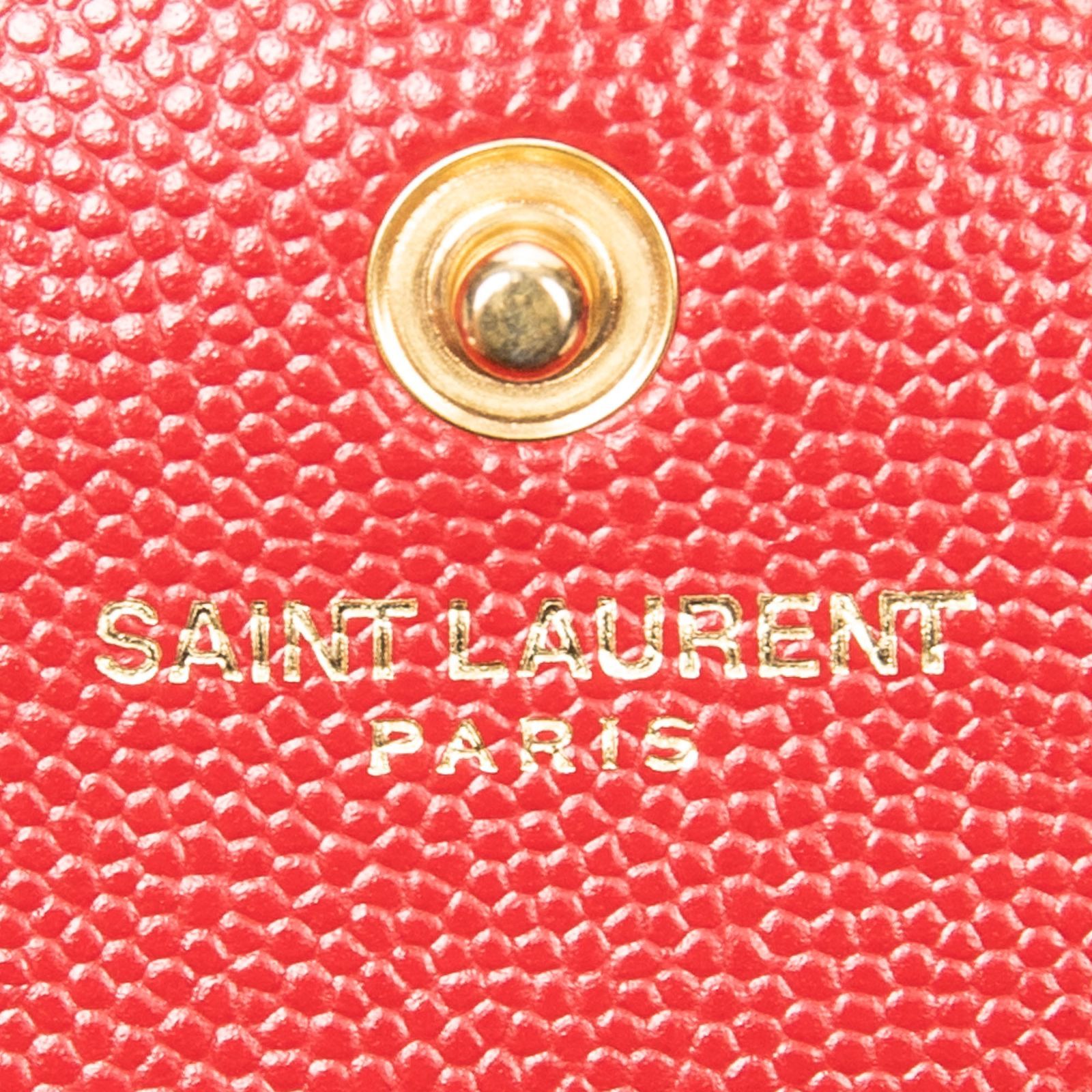 ☆送料関税込☆Saint Laurent カサンドラ ベルト グレインレザー 未使用品】 YvesSaintLaurent ベルト 黒 レザー カサンドラ