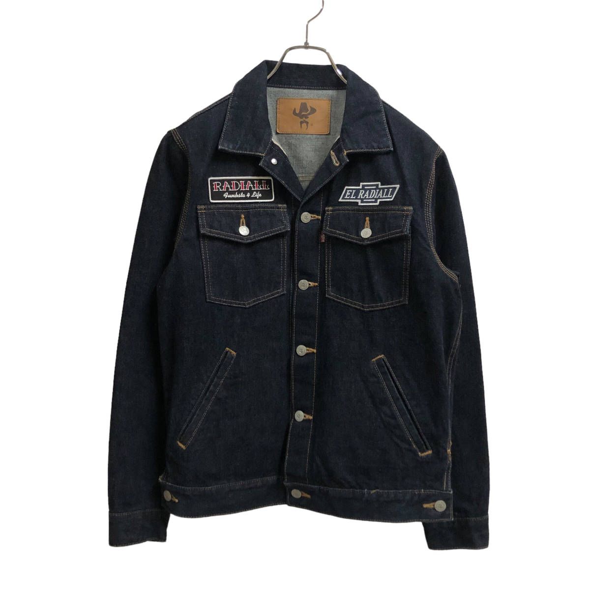 ラディアルワッペンデニムジャケット RADHIALL ラディアル DENIM JACKET デニムジャケット Gジャン ワッペン