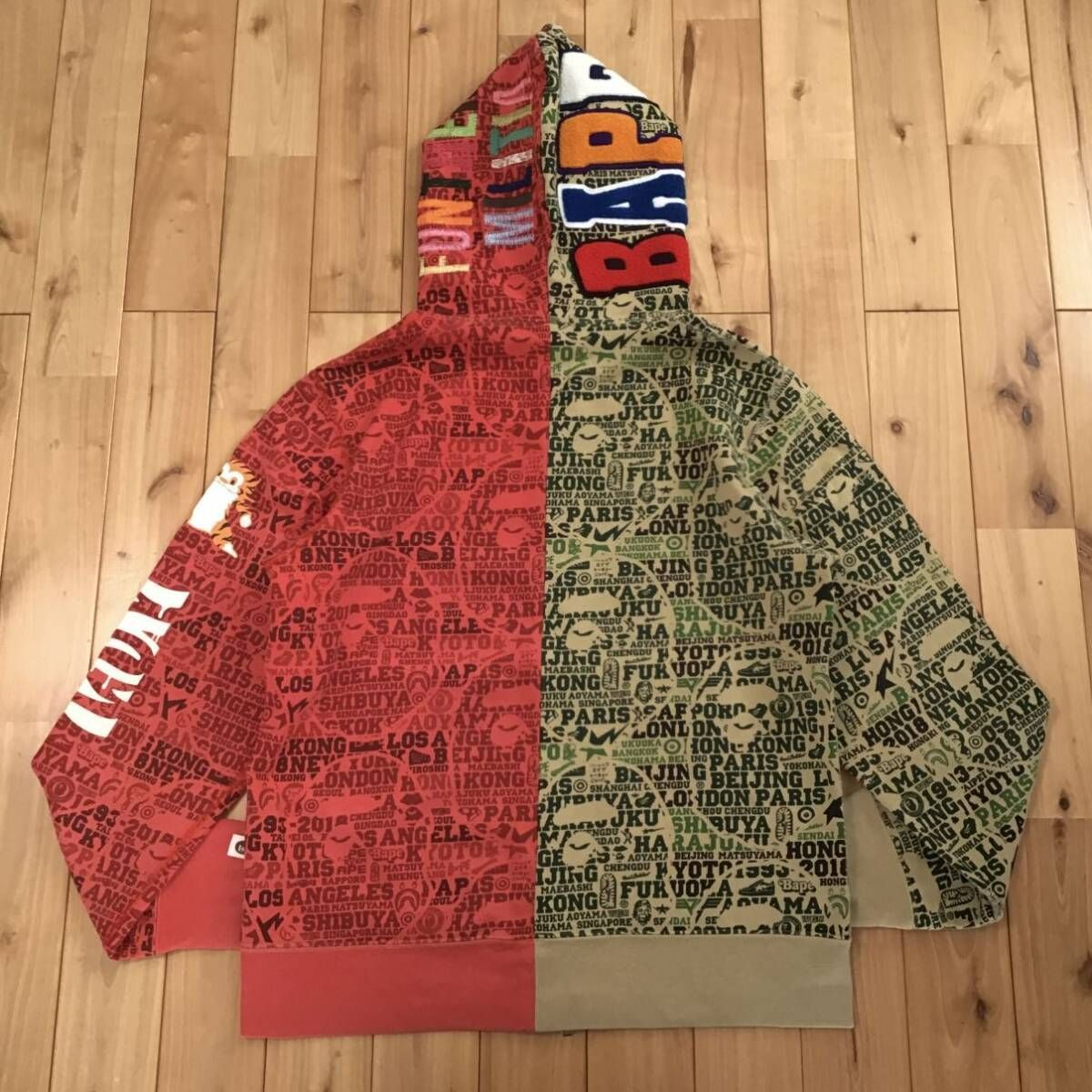 XXV CITIES CAMO ape head タイガー パーカー Lサイズ Tiger full zip  