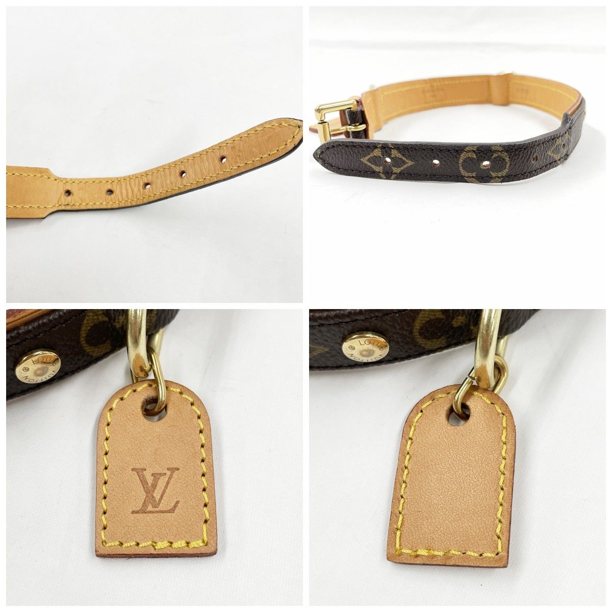 〇〇LOUIS VUITTON ルイヴィトン コリエ バクスターMM ペット用 首輪 M58071 ブラウン STEELWINDOWSANDDOORS_COM