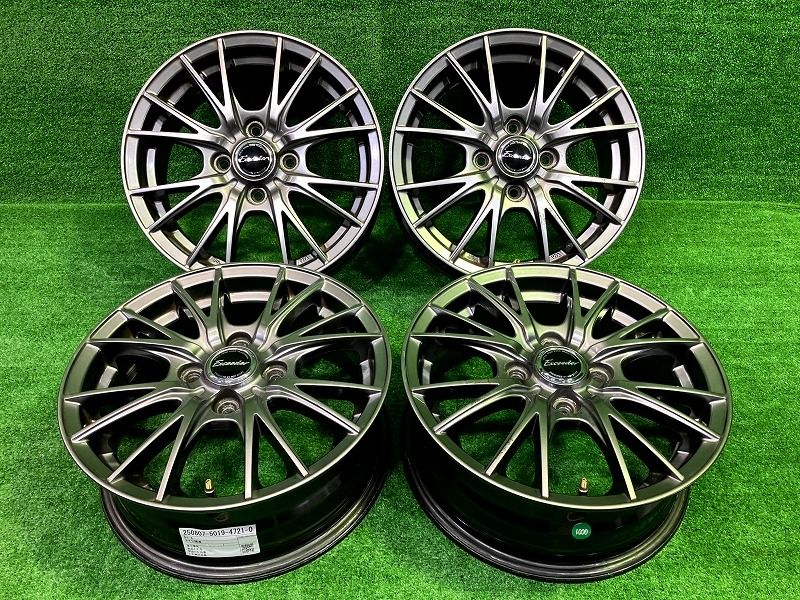 社外 エクシーダー 14ｲﾝﾁ 5.5J 4穴 4本 100 43