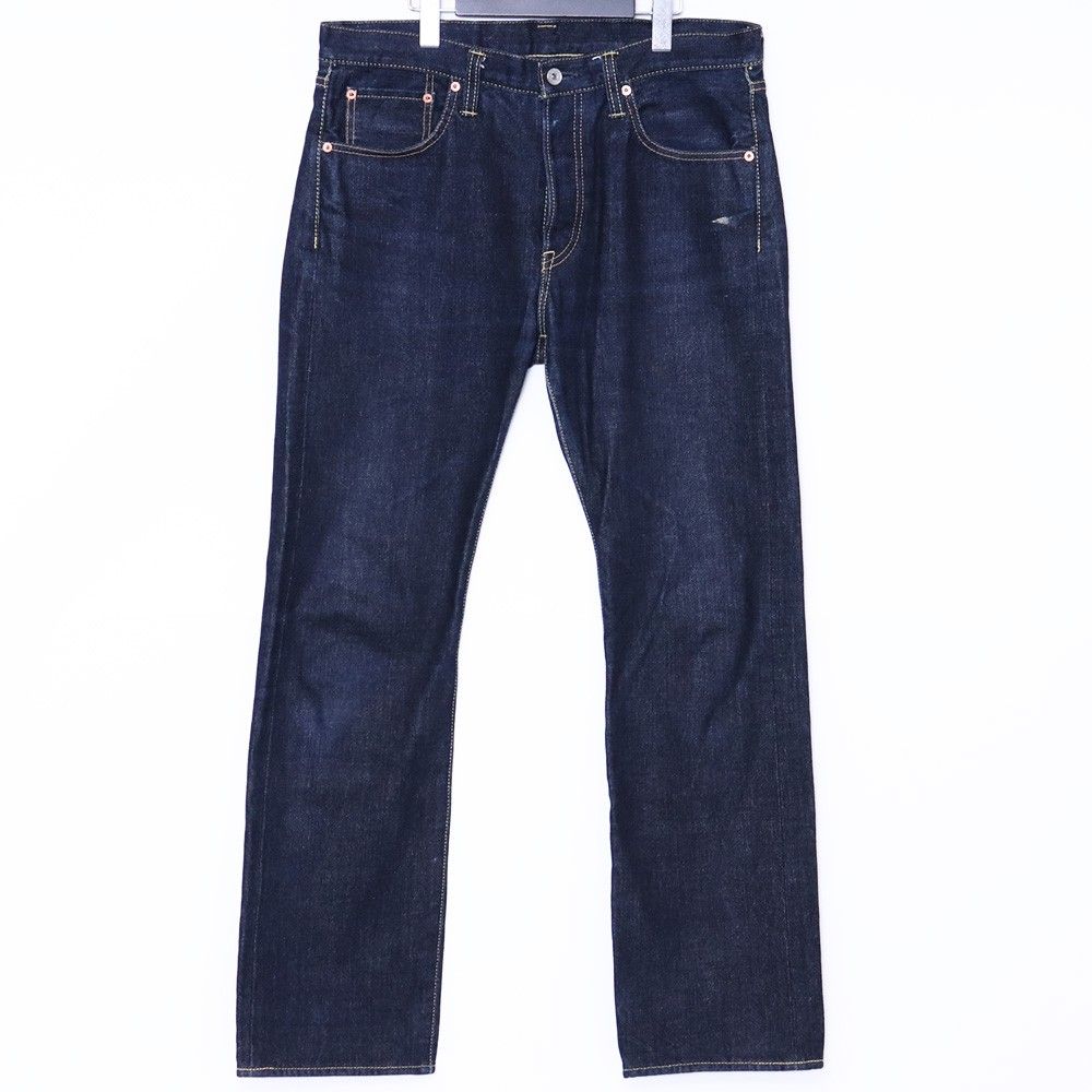 IRON HEART 14oz セルビッチデニムパンツ スリムストレート W34