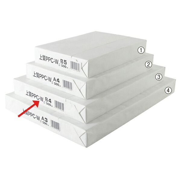 上質PPC コピー用紙 B4 5000枚 61-659-76-11