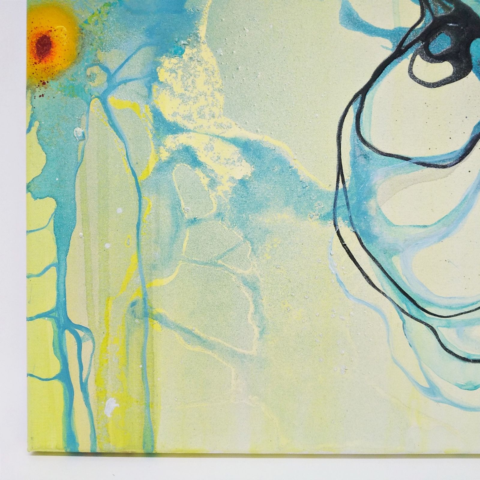 Rikke Darling 『A Twisted Way』デンマーク 絵画 抽象画 アクリル