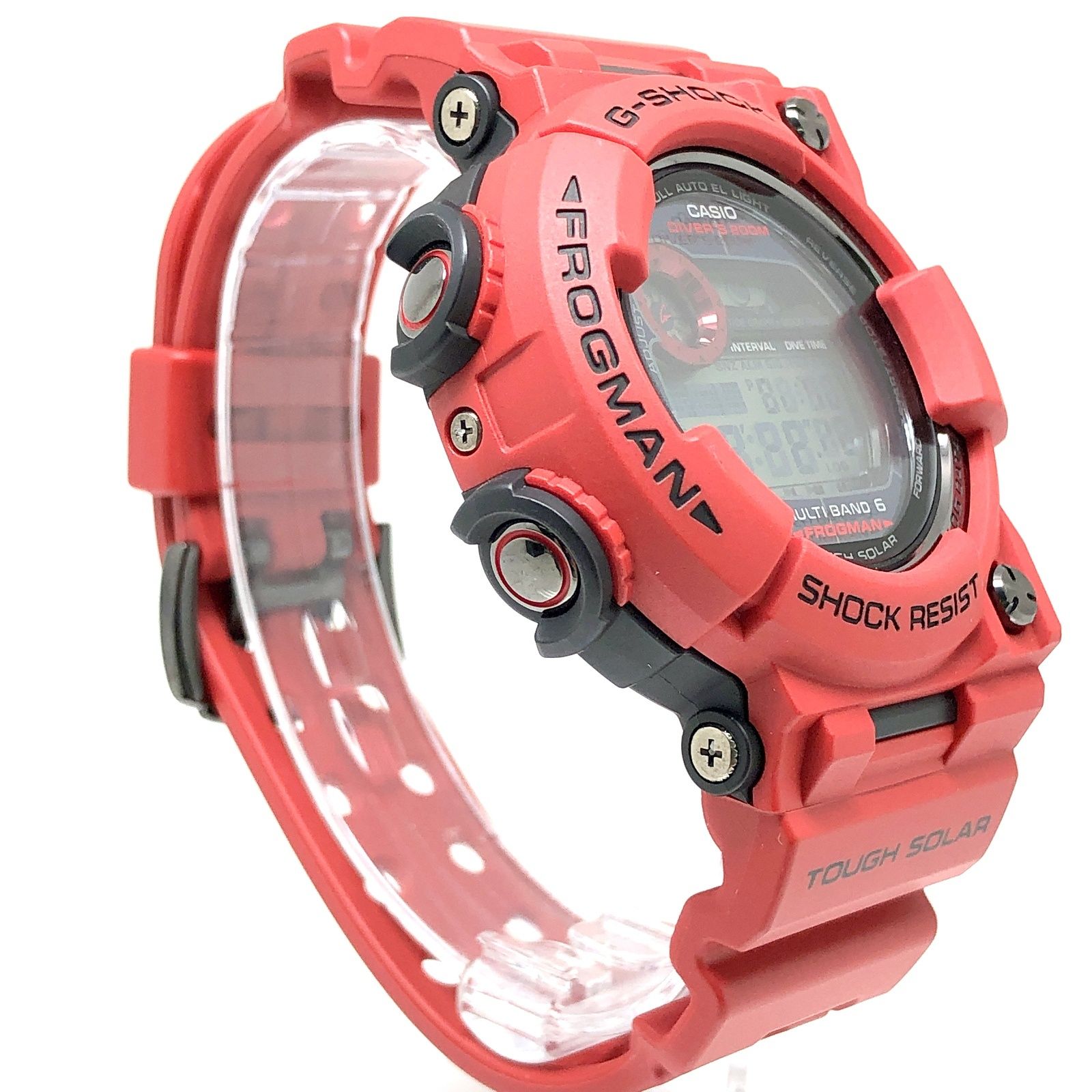 G-SHOCK ジーショック GWF-1000RD-4 フロッグマン メンインバーニングレッド 電波ソーラー タイドグラフ 2010年11月発売