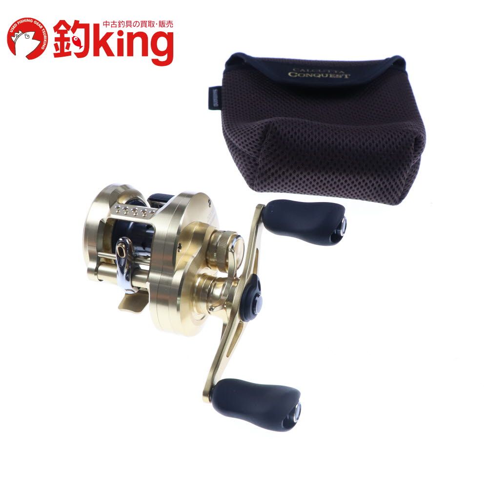 シマノ 22 カルカッタコンクエスト 201XG SY014M 上品 ブラックバス バス バス釣り ベイトリール 小型 ロッド リール ルアー