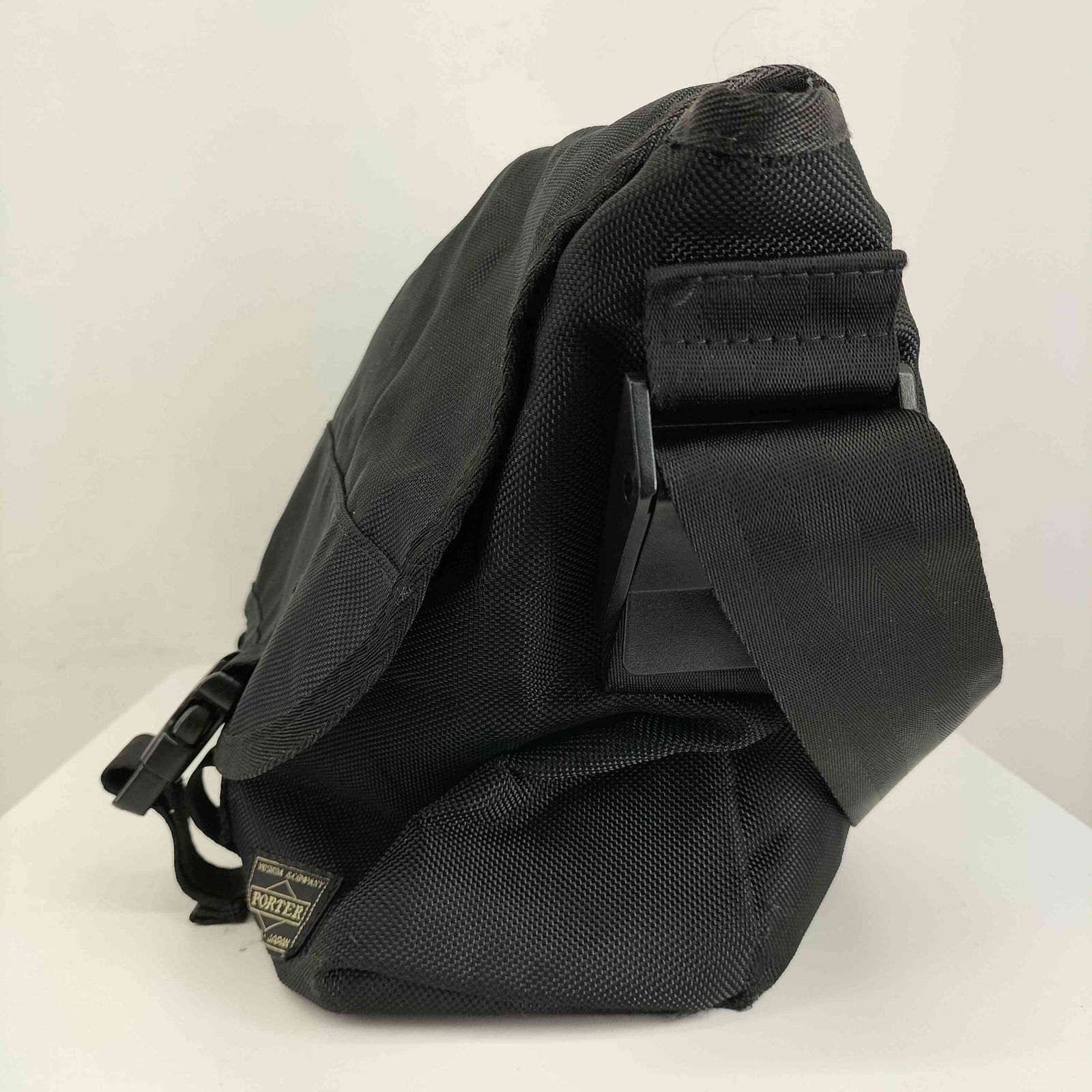 良品 COACH コーチ PVC シグネチャー ショルダー バッグ ブラック  