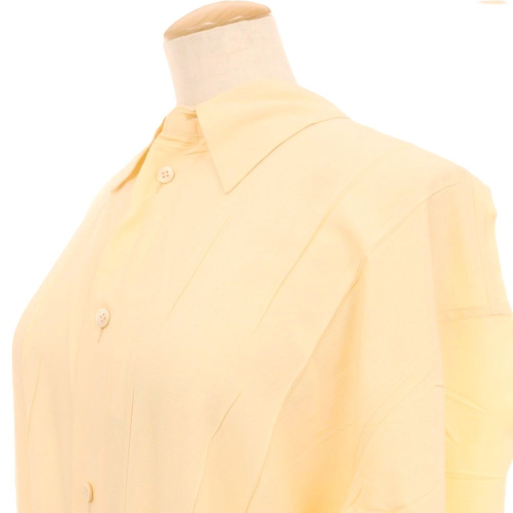 イッセイミヤケ ISSEY MIYAKE 春夏 ポリエステル系 ジャンプスーツ ツナギ オレンジ サイズ表記なし L位 レディース