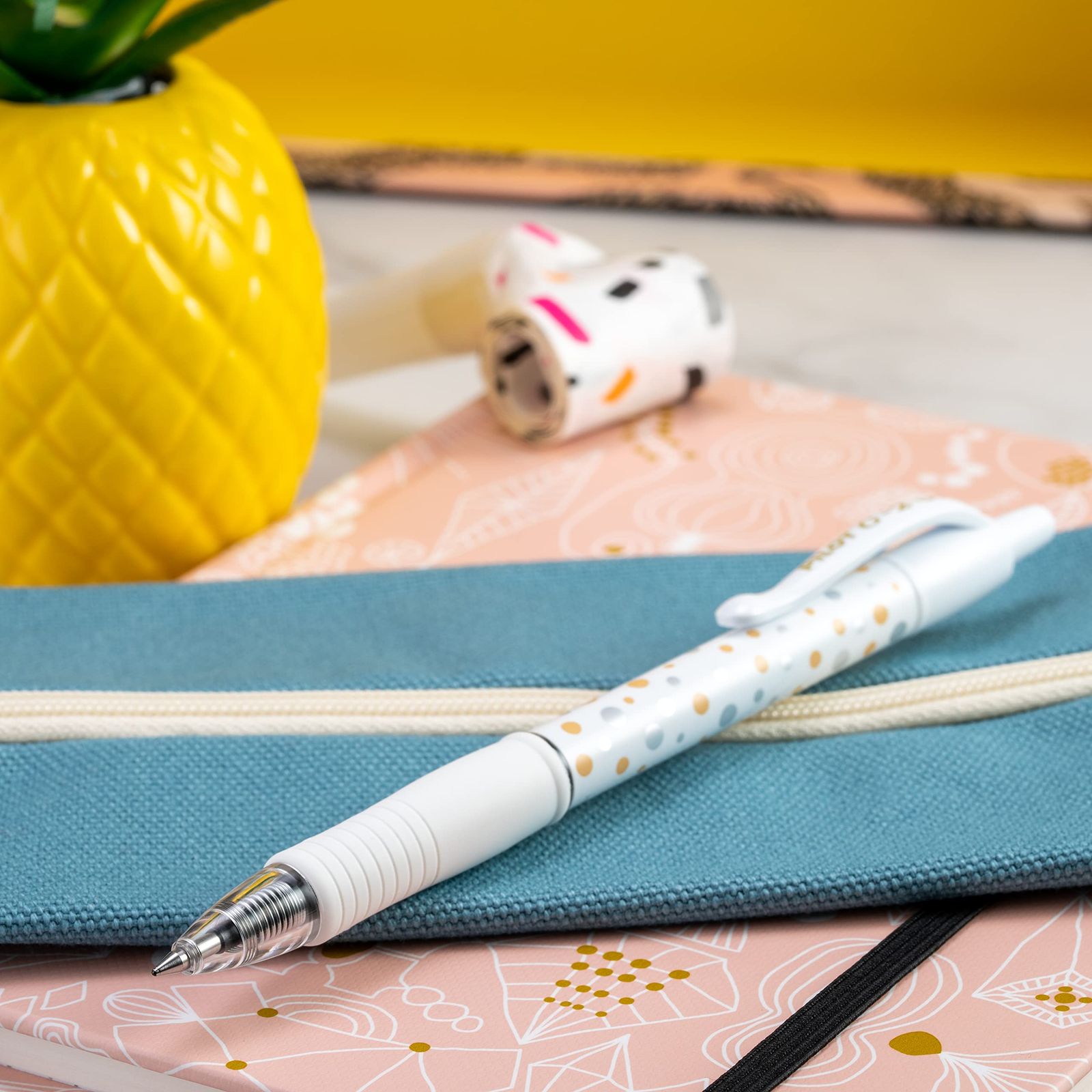 PILOT Pen G2 デザインコレクション ドット 詰め替え可能&格納式ゲルインクペン 細字 0.7mm 5本パック　並行輸入品 PILOT Pen G2 デザインコレクション ドット 詰め替え可能\u0026格納式