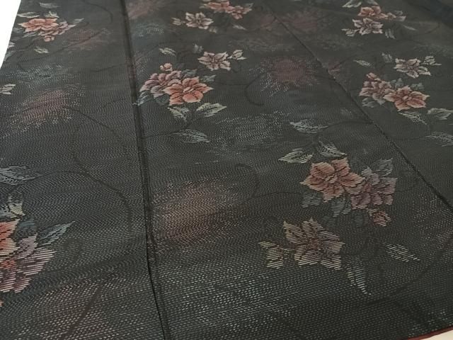 平和屋着物○本場大島紬 草花文 正絹 逸品 AAAW4034np - メルカリ