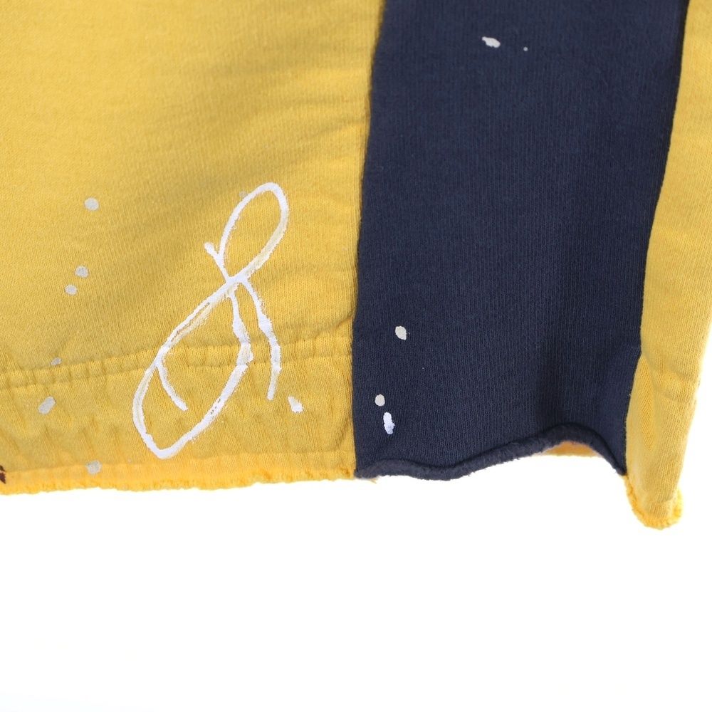  GALLERY DEPT ギャラリーデプト GD LOGO PAINTED FLARE SWEAT PANTS ロゴプリント ペイント加工 フ スウェットパンツ イエロー その他 メンズ