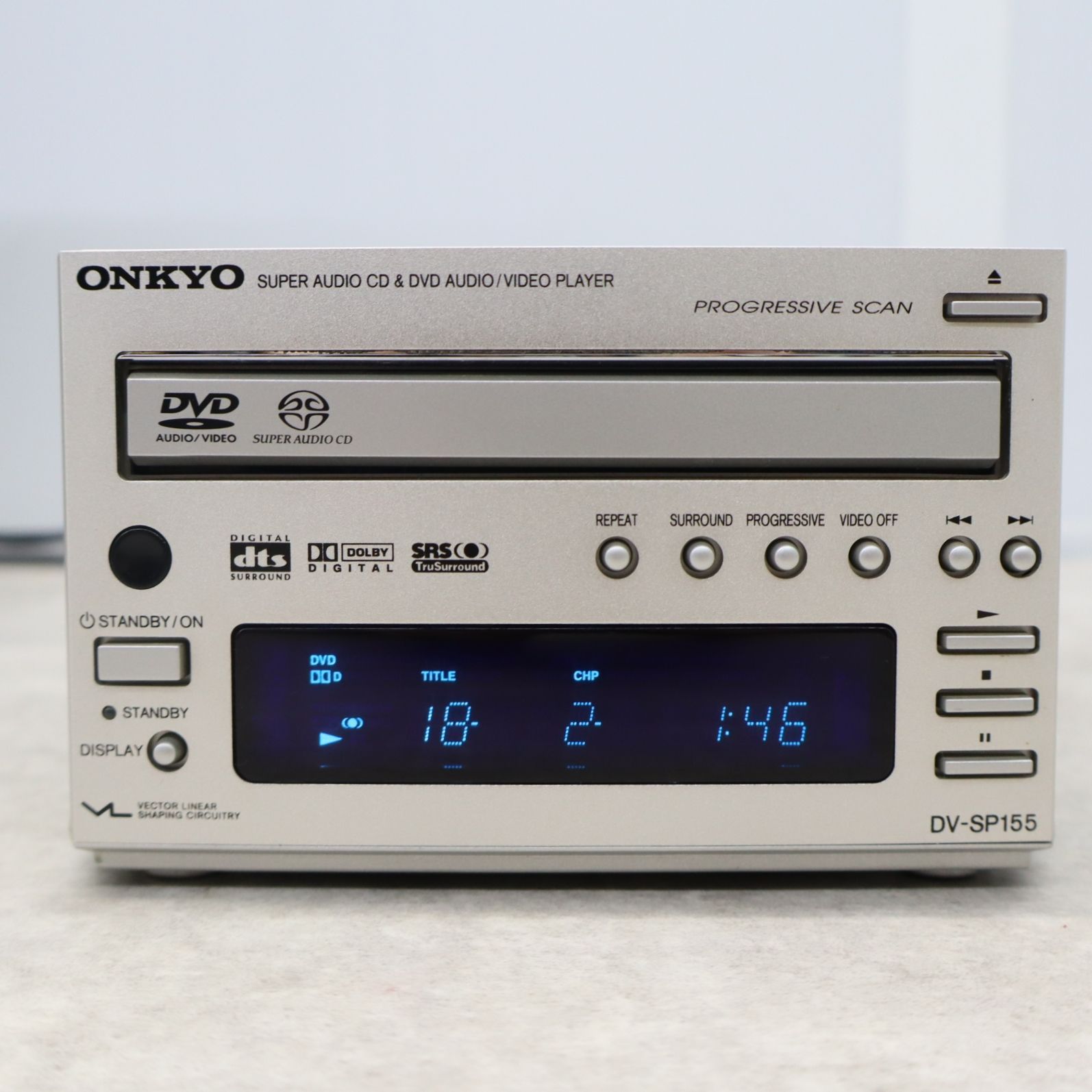 ◇再生OK ｜CD DVDプレーヤー DVDデッキ｜ONKYO オンキョー DV-SP155 ｜ □P3984 - メルカリ