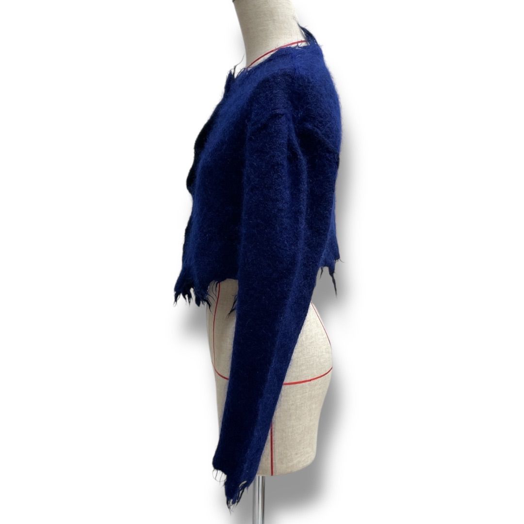 PERVERZE パーバーズ Mohair & Wool Damaged Knit Cardigan