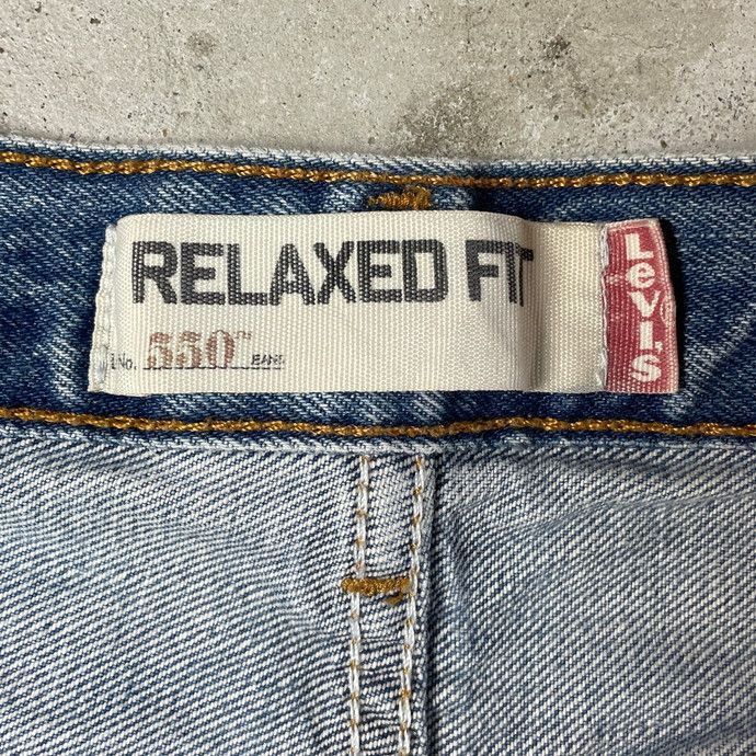 00年代 Levi's リーバイス 550 デニムパンツ テーパード ワイド バギー メンズW31