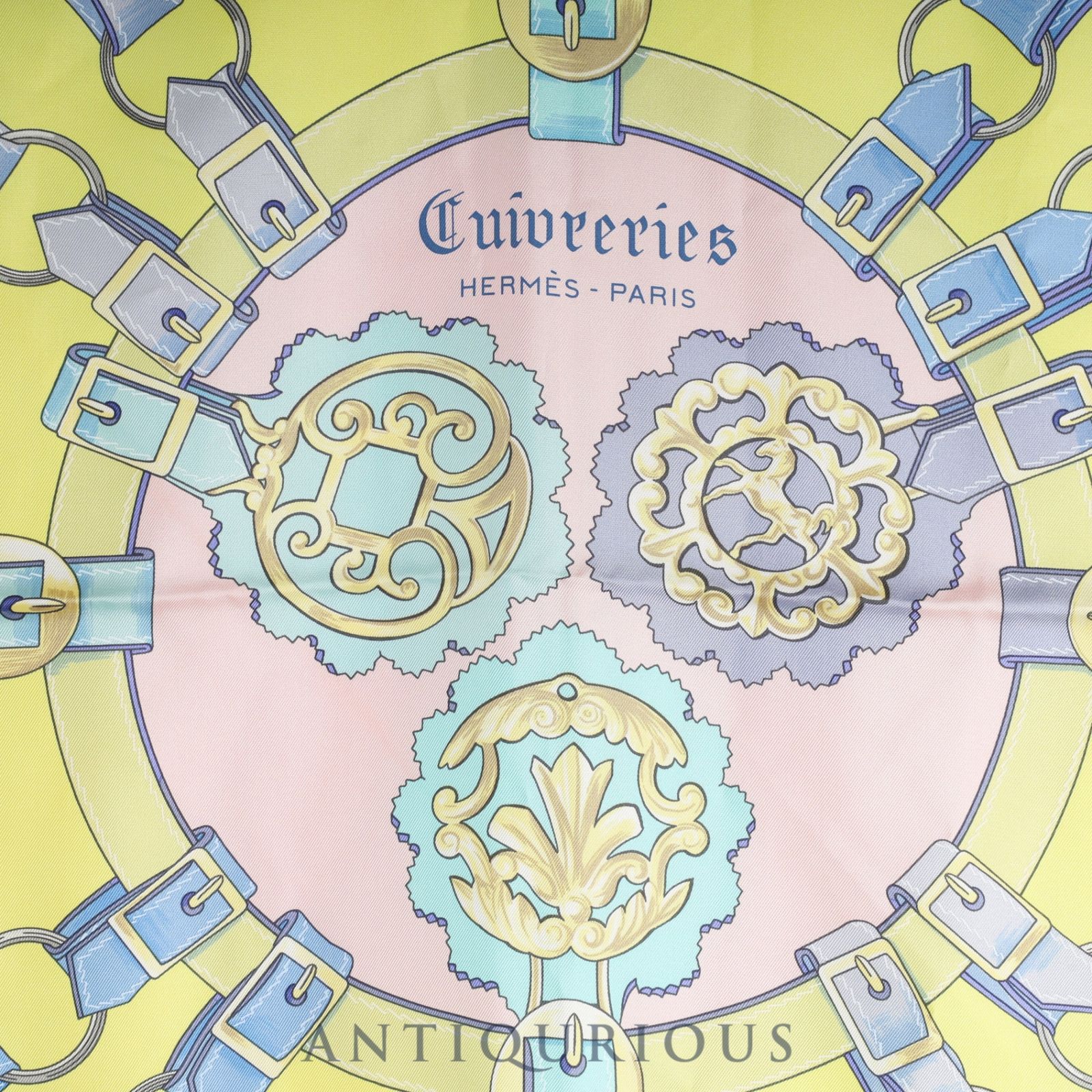 エルメス スカーフ カレ90 銅細工 SILK100% - メルカリ