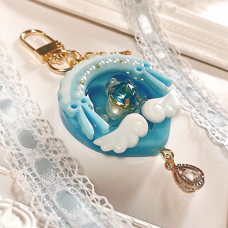 リリカルbabyサックス◇シャカシャカキーホルダー ハートシェイカー