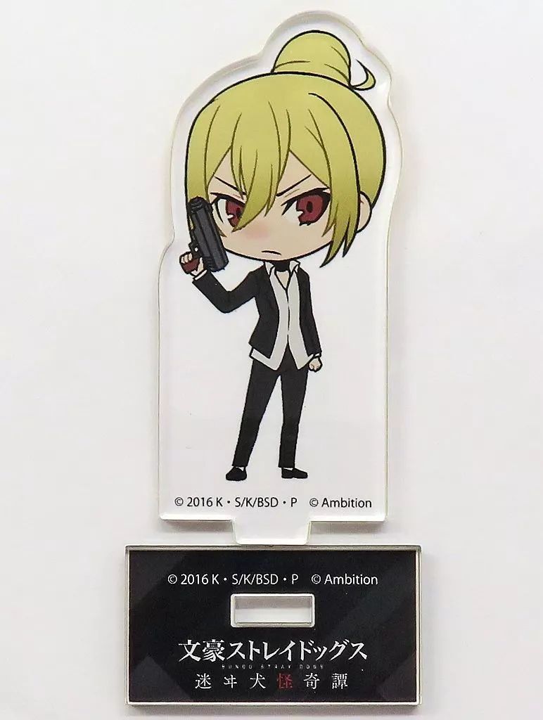 文豪ストレイドッグス　　中也　コラボカフェ本舗　迷ヰ犬怪奇譚　アクリルスタンド 中古】アクリルスタンド・アクリルパネル 樋口一葉 「文豪ストレイ
