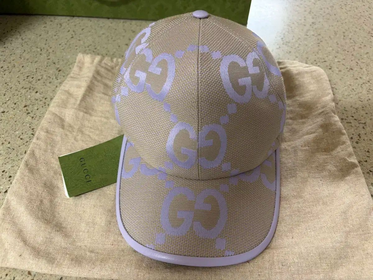 純正品| GUCCI グッチ ジャンボ GG ジャガード ボールキャップ XL