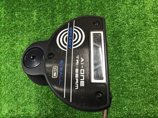 オデッセイ Ai-ONE TRI-BEAM 2-BALL CS 33インチ パター PT STROKE LAB 90 スチール フレックスその他 メンズ 男性用 右利き 右用 Bランク ゴルフクラブ