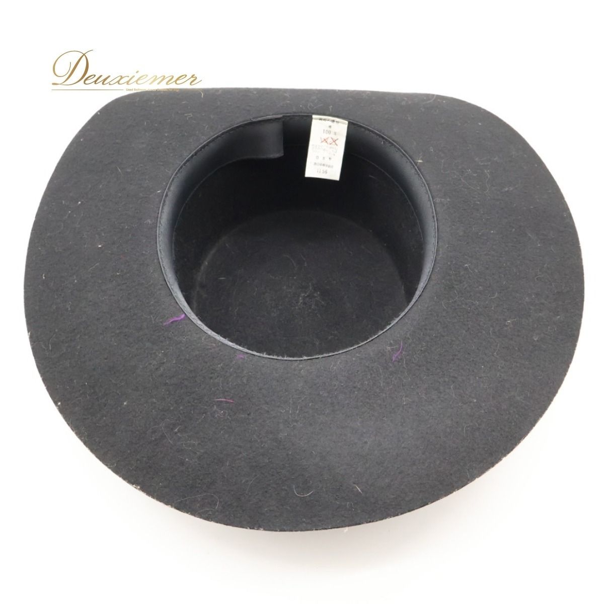 フラメンコ衣装ブラック コルドベス ハット帽子 黒シンプル 美品 フラメンコ衣装】ブラック コルドベス ハット 帽子