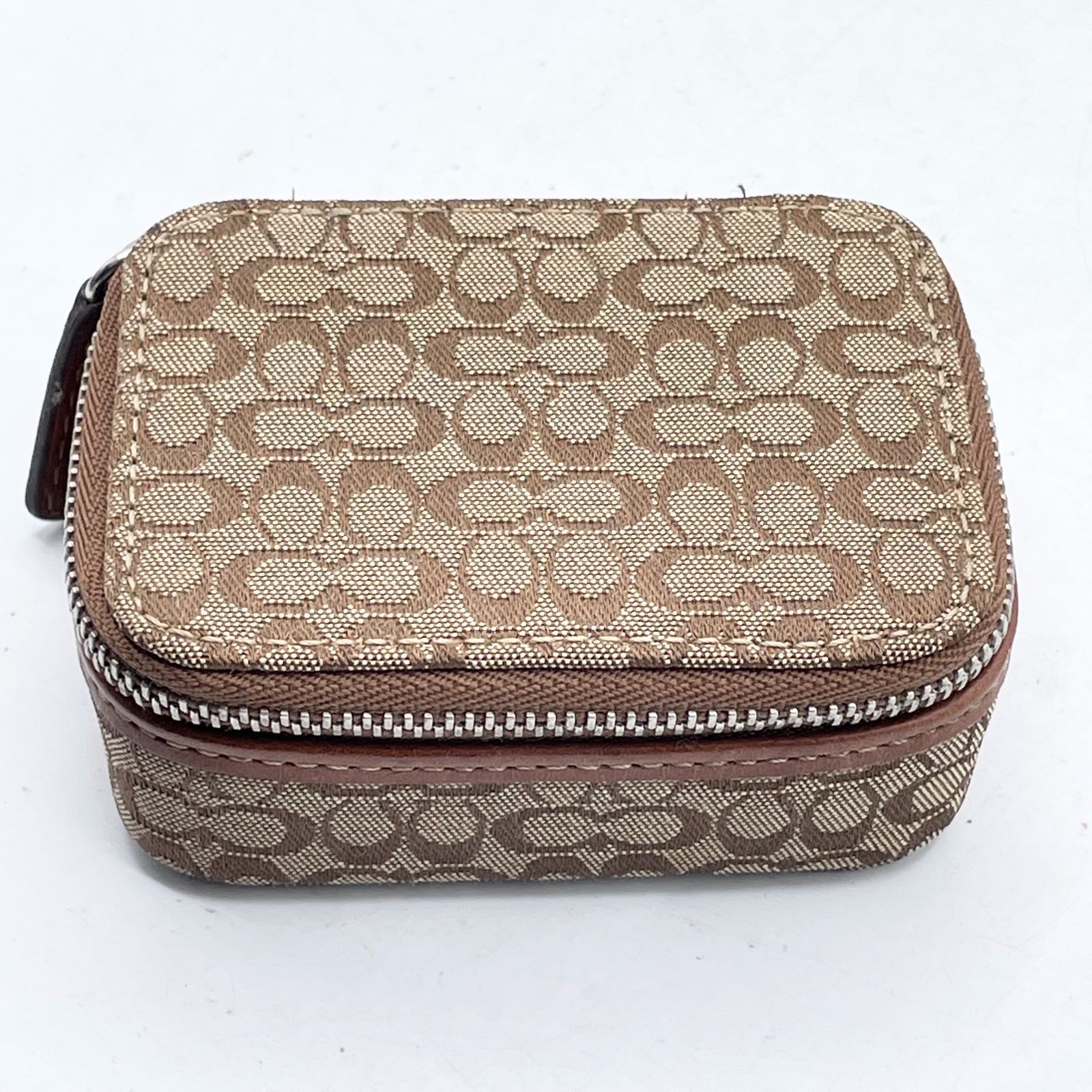 coach コーチ シグネチャー ピルケース 小物入れ アクセサリーケース 