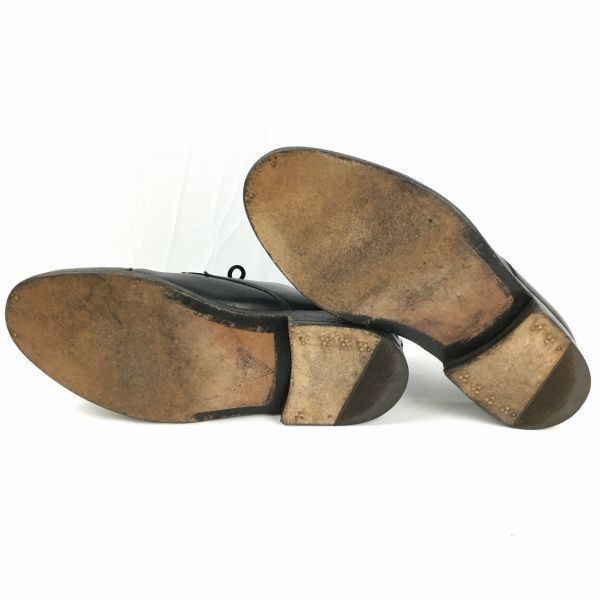 試着交換OK！HEINRICH DINKELACKER ハインリッヒ ディンケラッカー【size8　26.5】ストレートチップ　ビジネスシューズ〈黒/BLACK〉Vintage//men's 菅NO.WZG-98 試着交換OK！HEINRICH DINKELACKER ハインリッヒ ディンケラッカー