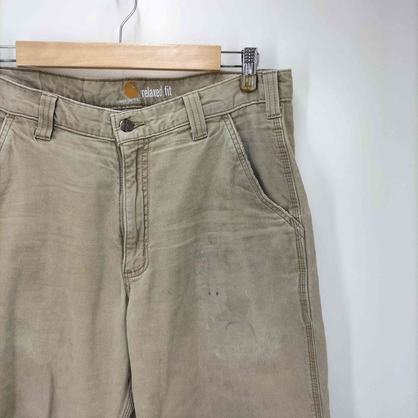 Carhartt グレーカーゴパンツ カーハート Carhartt RELAXED FIT RUGGED FLEX RIGBY DUNGAREE
