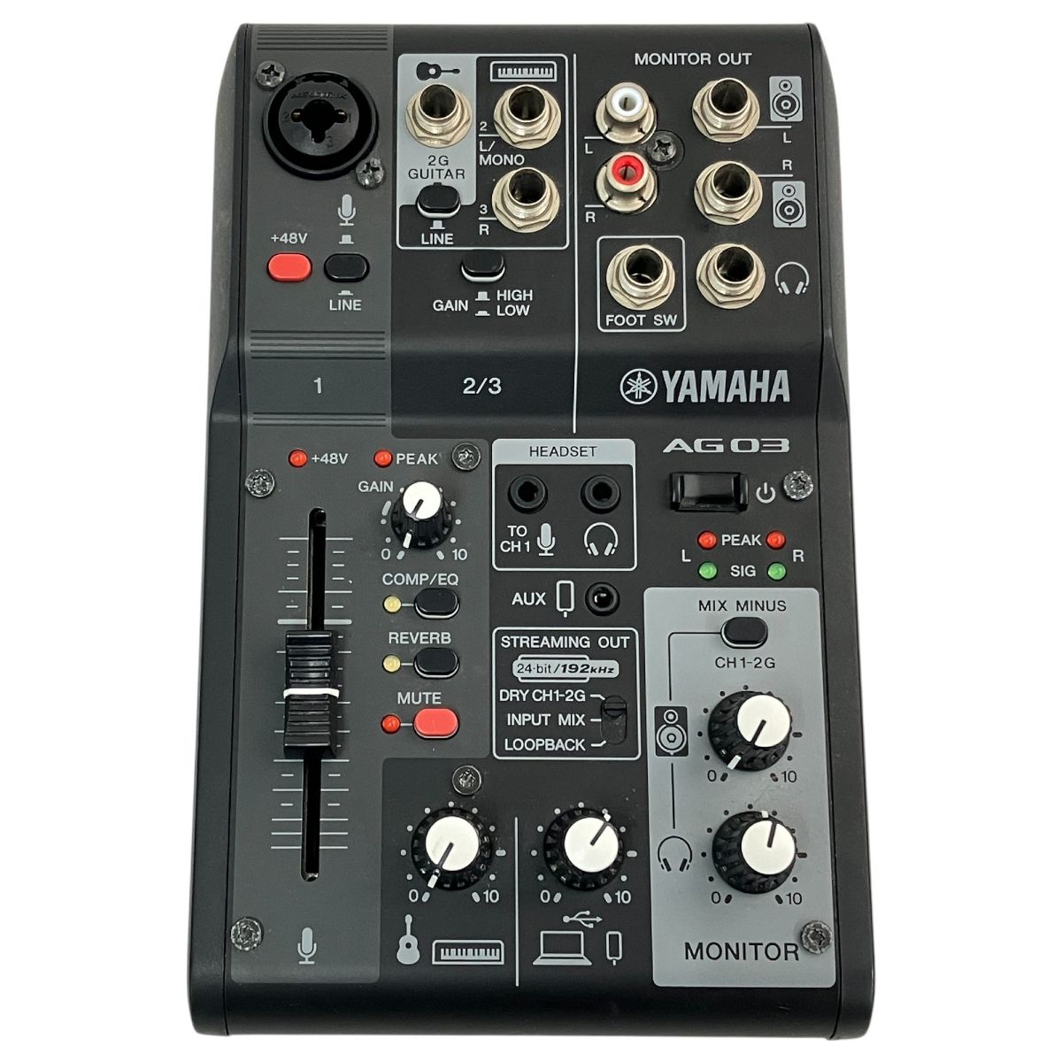 YAMAHA AG03MK2 オーディオ インターフェース ライブ