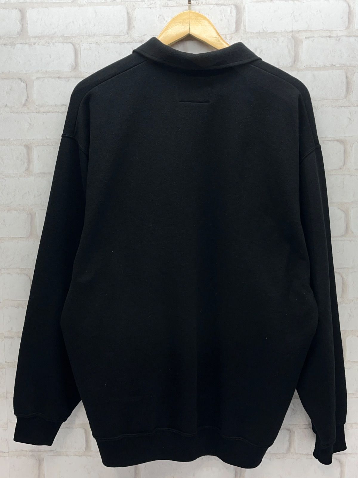 WTAPS ダブルタップス DEPST01 SWEATER CTPL Half Zip Sweat Shirt ブラック X(03)