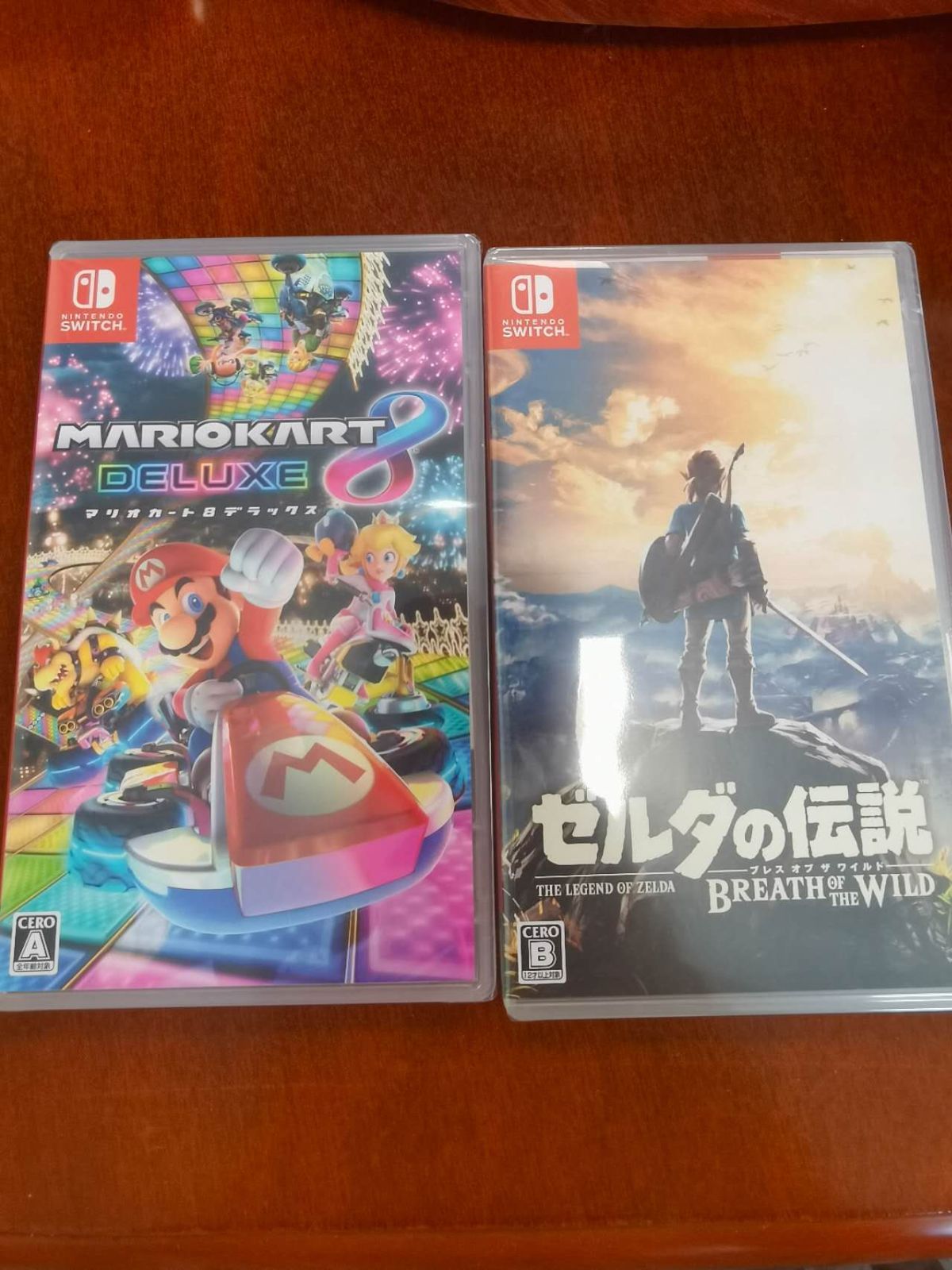 switch ゼルダの伝説 ブレス オブ ザ ワイルド マリオカート8 デラックス