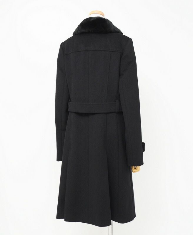 □美品□BURBERRY LONDON バーバリー コート サイズ40 アンゴラ