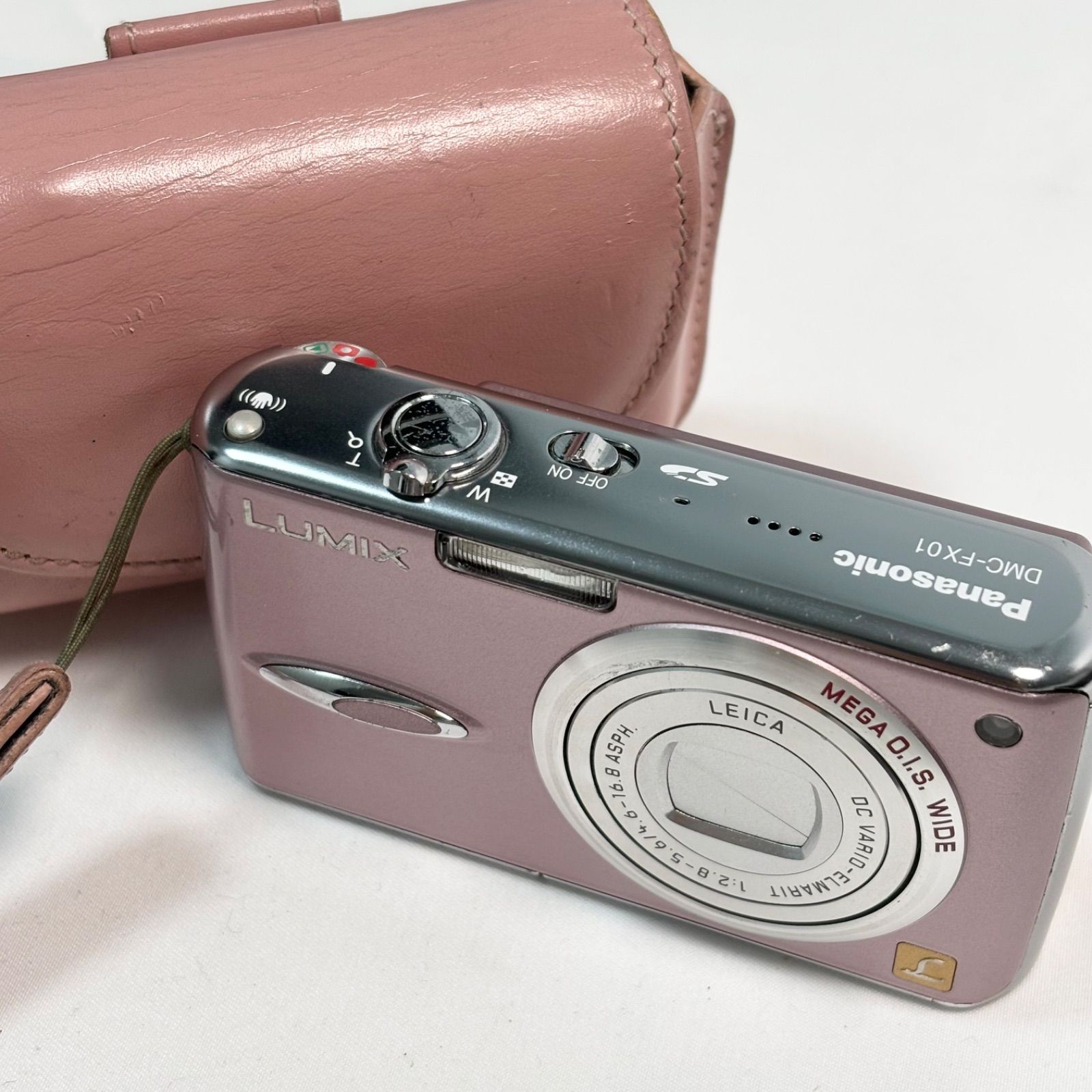 【✨極美品✨】Panasonic DMC-FX01 コンデジ ピンク 箱付き Panasonic Digital Camera Pink DMC-FX01-P 6-MP Japanese menu