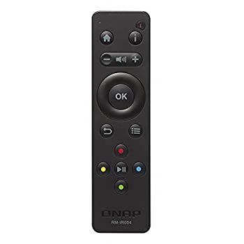 中古】QNAP RM-IR004 remote control IR Wireless Black Press buttons