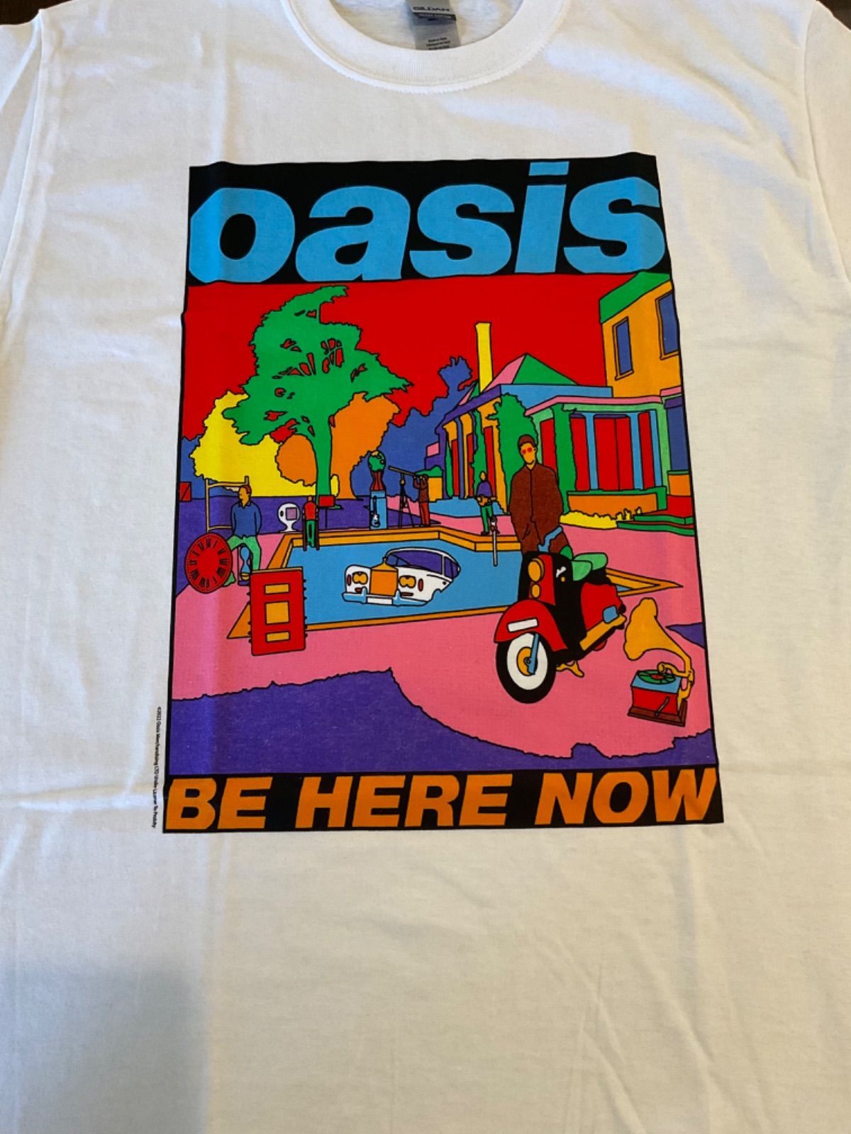 Oasis : Be Here Now Illustration Tシャツ - ロックパレス ロックT