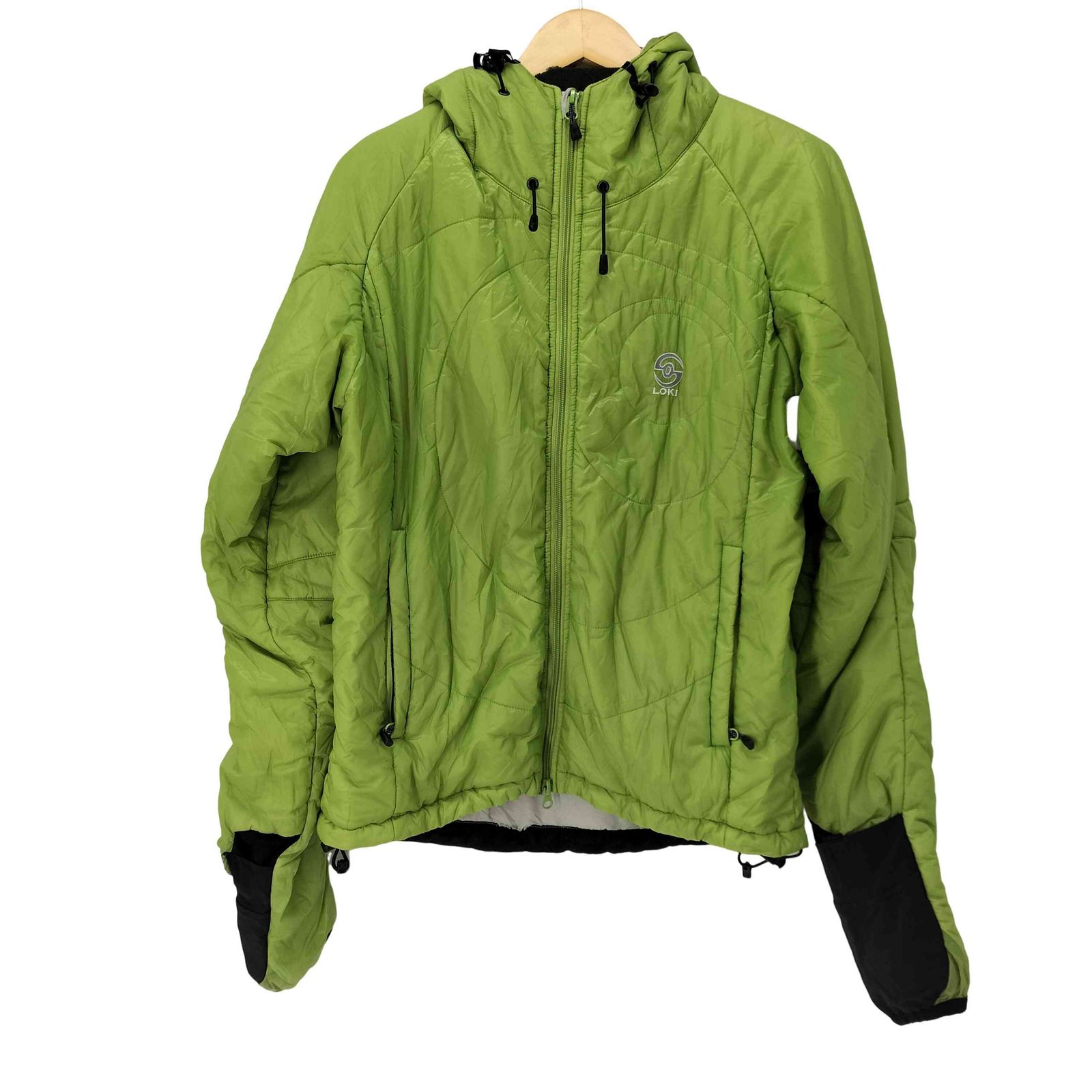 ユーズドフルギ USED古着 {{LOKI}}PRIMALOFT フーデッド中綿ジャケット メンズ JPN：M 