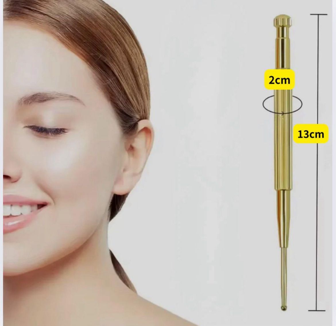 フェイス ツボ押し棒 ポインター バネ式 美顔器 コリほぐし 筋膜リリース Amazon.co.jp: ZIREE フェイス ツボ押し棒 ポインター バネ式