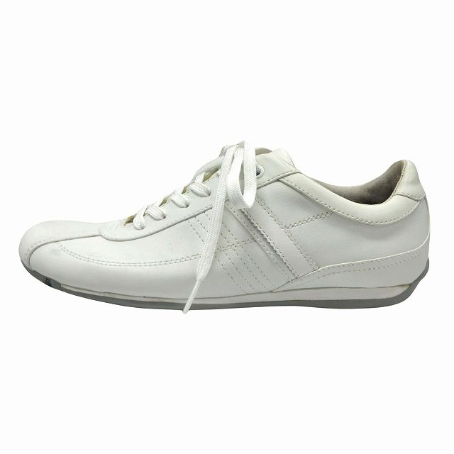 ムーンスター MoonStar CALORY WALK＋ カロリーウォークプラス シューズ スニーカー レースアップ 紐靴 スタイルアップ 23.5EE 白 ホワイト レディース